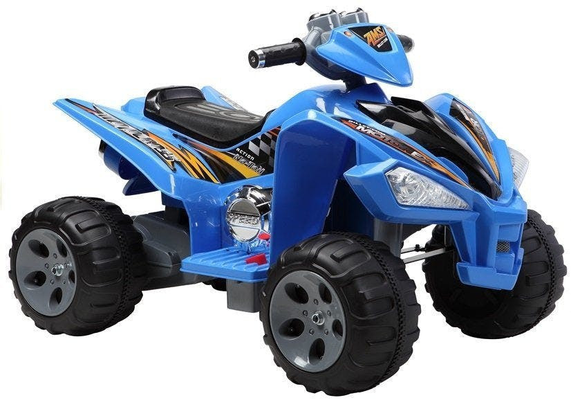 Quadriciclo elétrico infantil médio azul