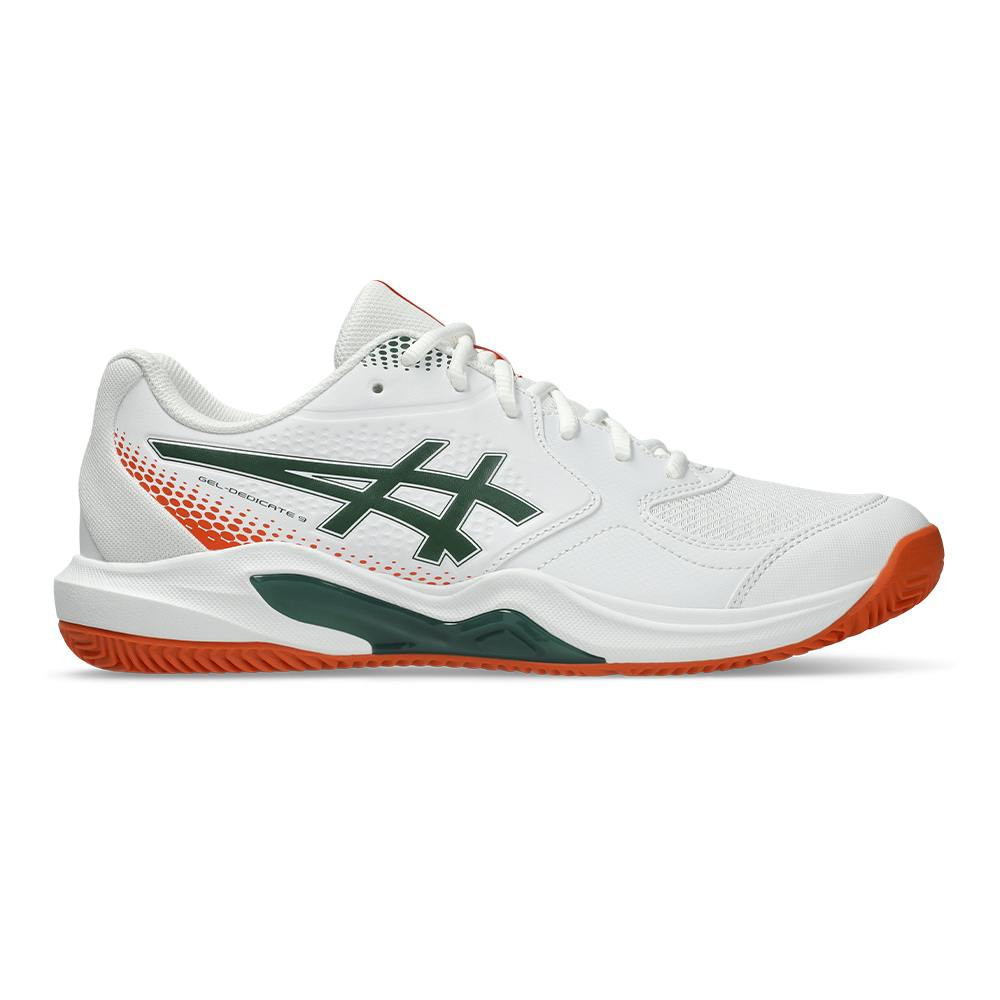 Sneakers GEL DEDICATE 9 PADEL em branco e verde