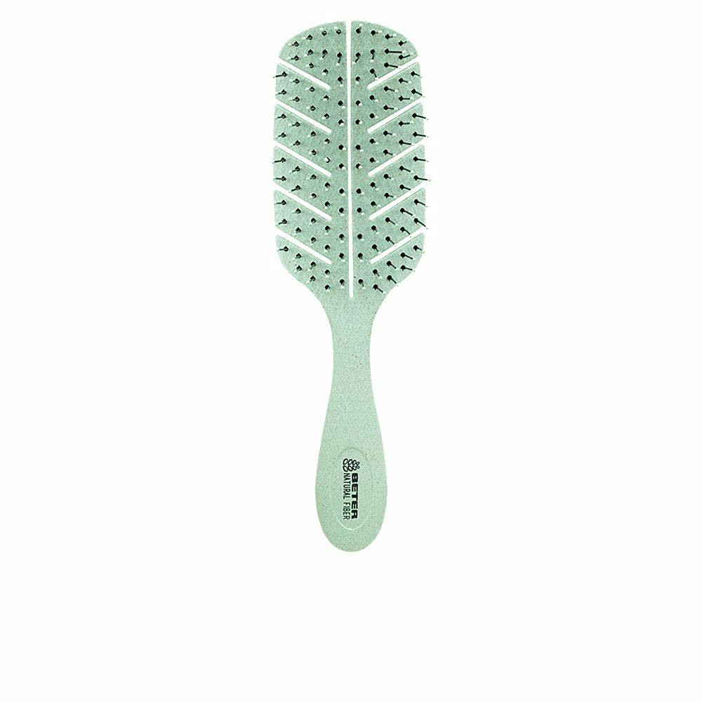 Escova para o Cabelo BETER Desembaraçar Verde Natural De Fibra