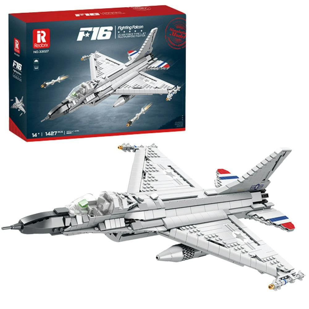 Blocos Construção F-16 Falcon 1427 Peças