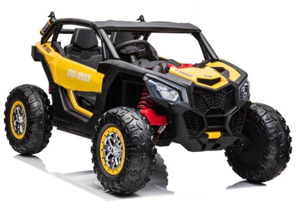 Carro elétrico XB-2118 dourado