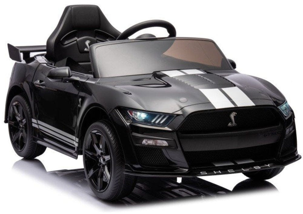 Carro elétrico Ford Mustang GT500 Shelby preto