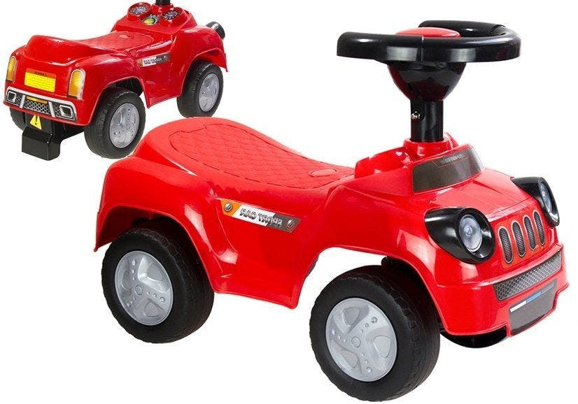 Carro andador bebé desportivo vermelho