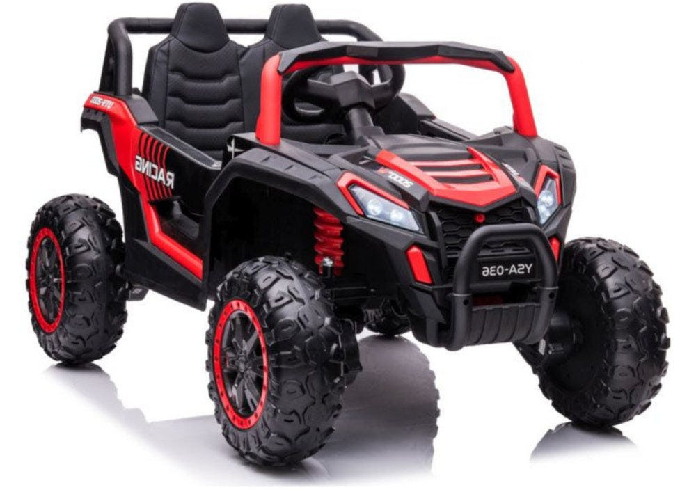 Carro elétrico YSA036 4x4 vermelho