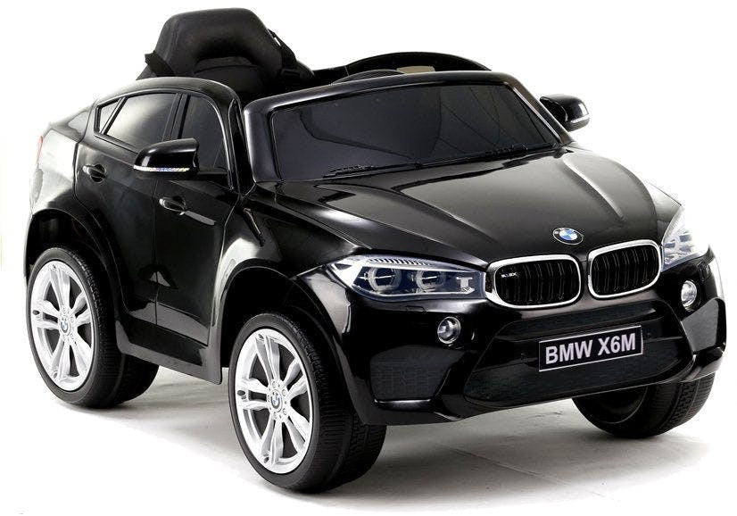 Carro elétrico infantil BMW X6 preto pintado