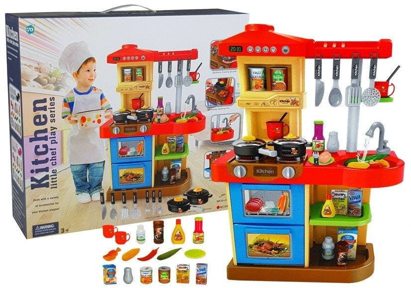 Cozinha infantil com sons e torneira real