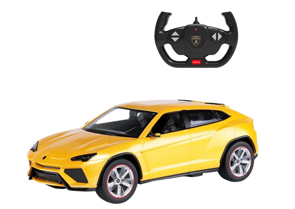 Carro RC Rastar 1:14 Lamborghini Urus amarelo