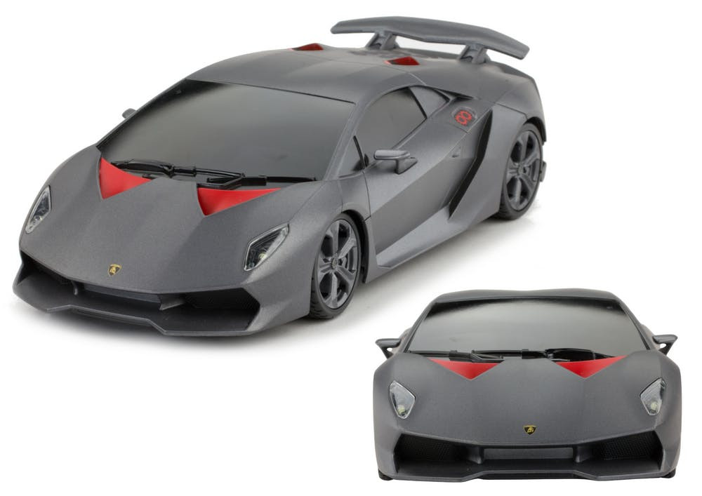 Carro RC 1:18 Lamborghini Sesto Elemento cinza