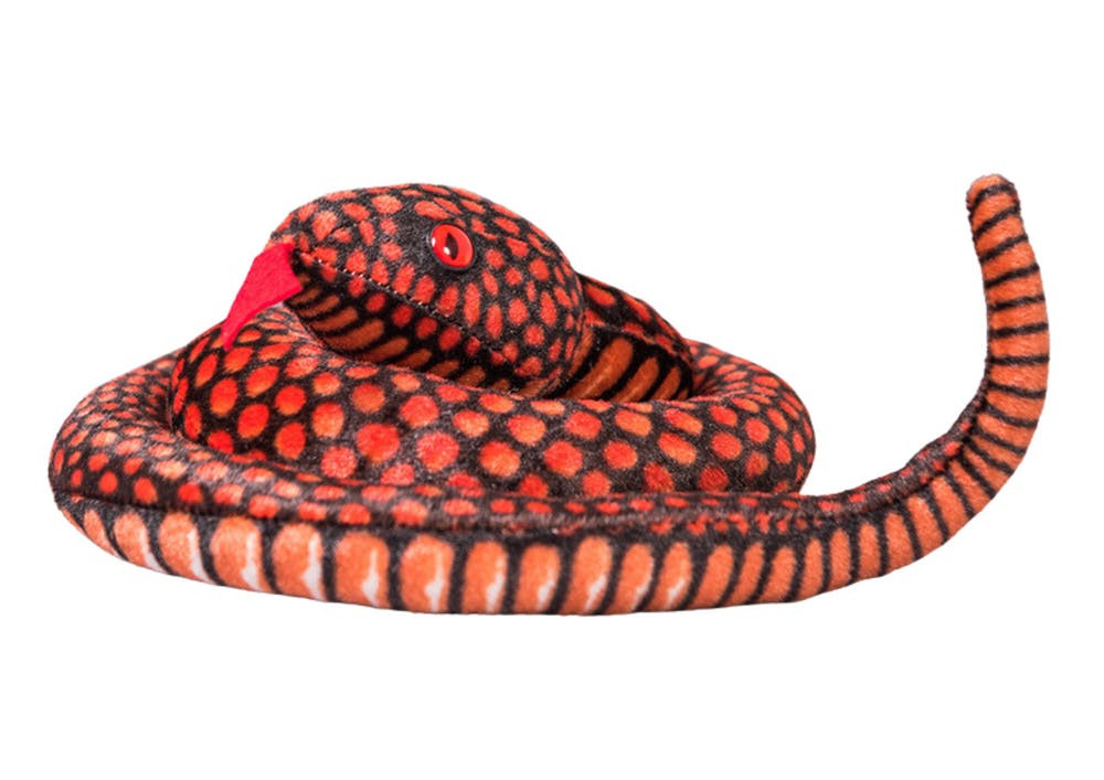 Peluche cobra vermelha 100 cm