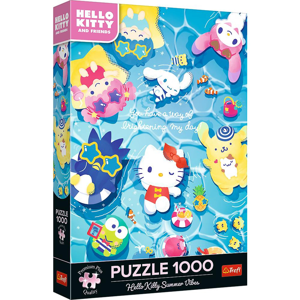 Puzzle Hello Kitty Relaxamento Verão 1000pcs Trefl 12067