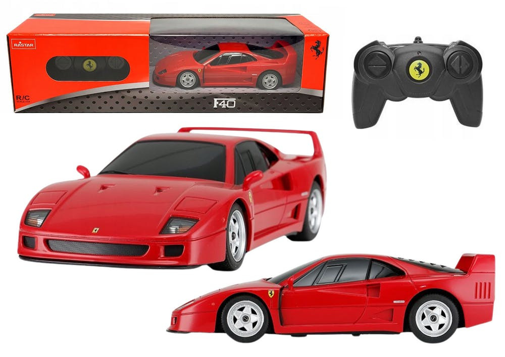 Carro RC 1:24 Ferrari F40 vermelho