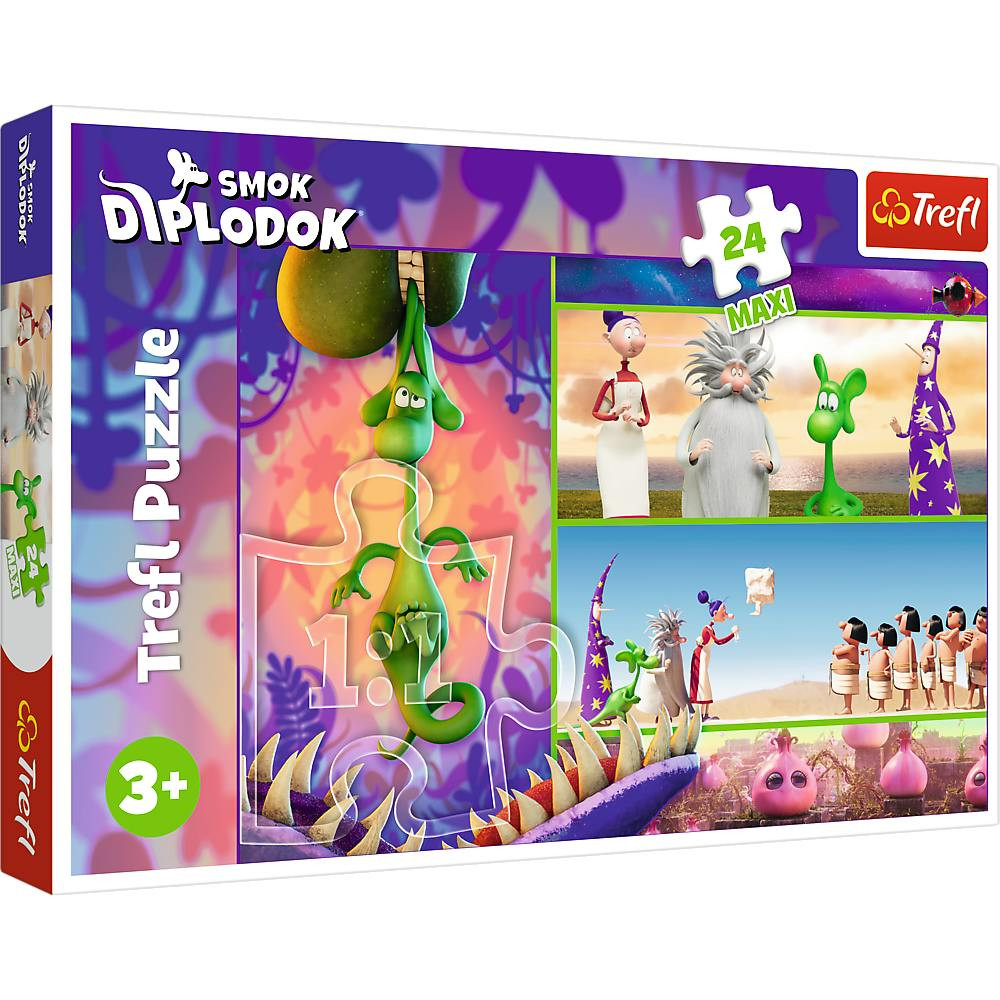 Puzzle Diplodocus 24 Maxi Trefl 14376