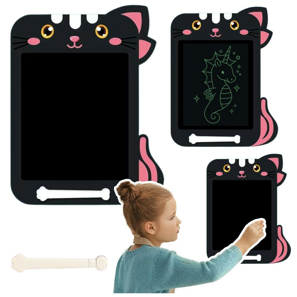 Quadro LCD Gato Preto