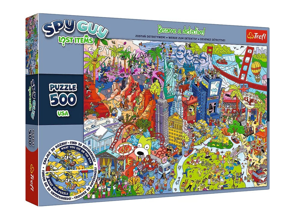 Puzzle Spy Guy Objetos Perdidos 500 Peças