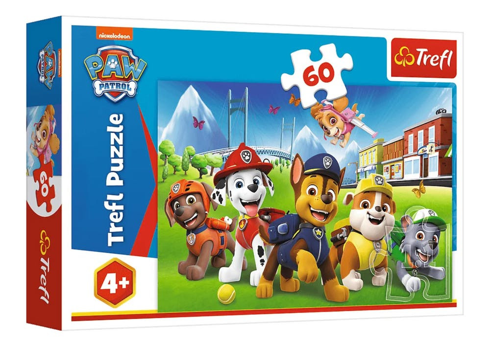 Puzzle 60 Peças Patrulha Pata na Clareira
