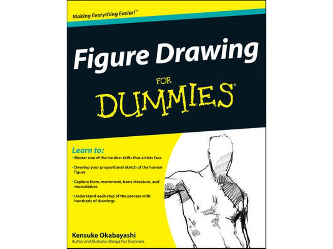 Figure Drawing For Dummies de K Okabayashi (Inglés)