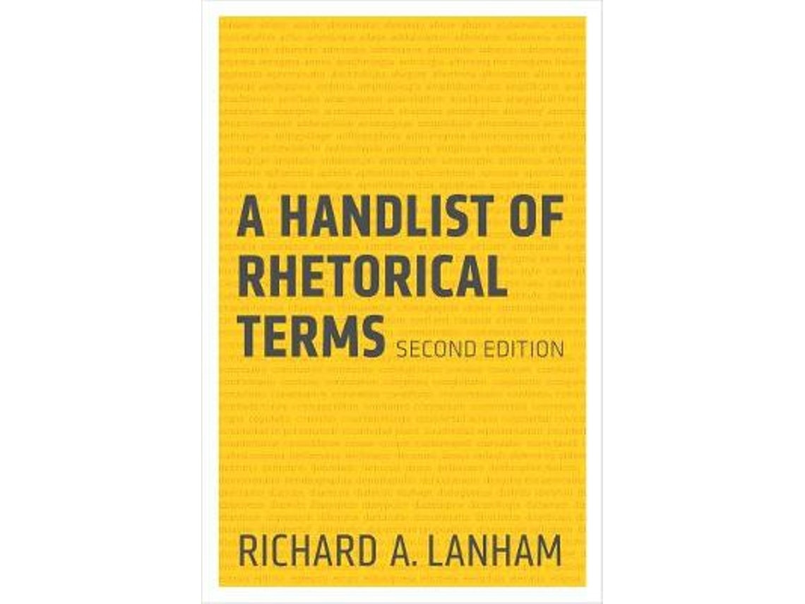 A Handlist of Rhetorical Terms de Richard A. Lanham (Inglés)