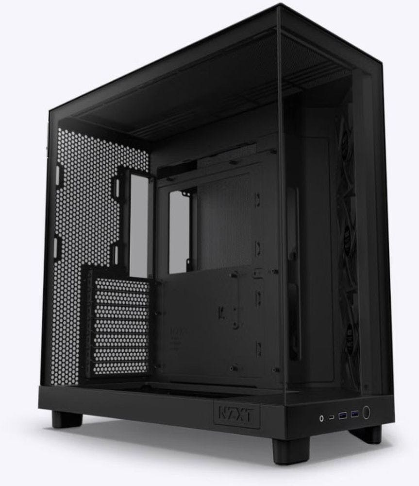 CC-H61FB-01 :CAJA  ATX SEMITORRE NZXT H6 FLOW NEGRO CRISTAL TINTADO CC-H61FB-01