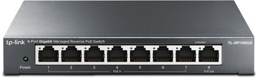 Switch TP-LINK 8-Port Gigabit Managed Reverse Poe