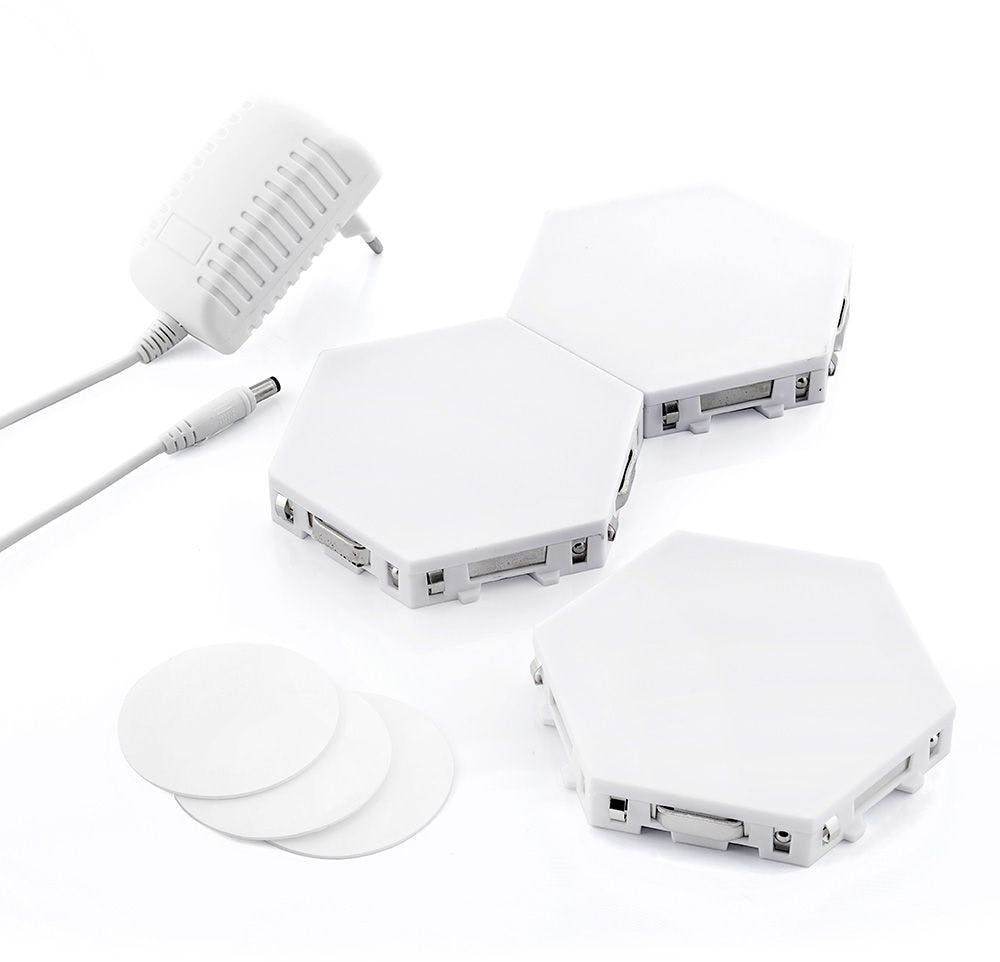 Conjunto de Painéis Led Modulares Magnéticos e Táteis Tilight Innovagoods Pack de 3