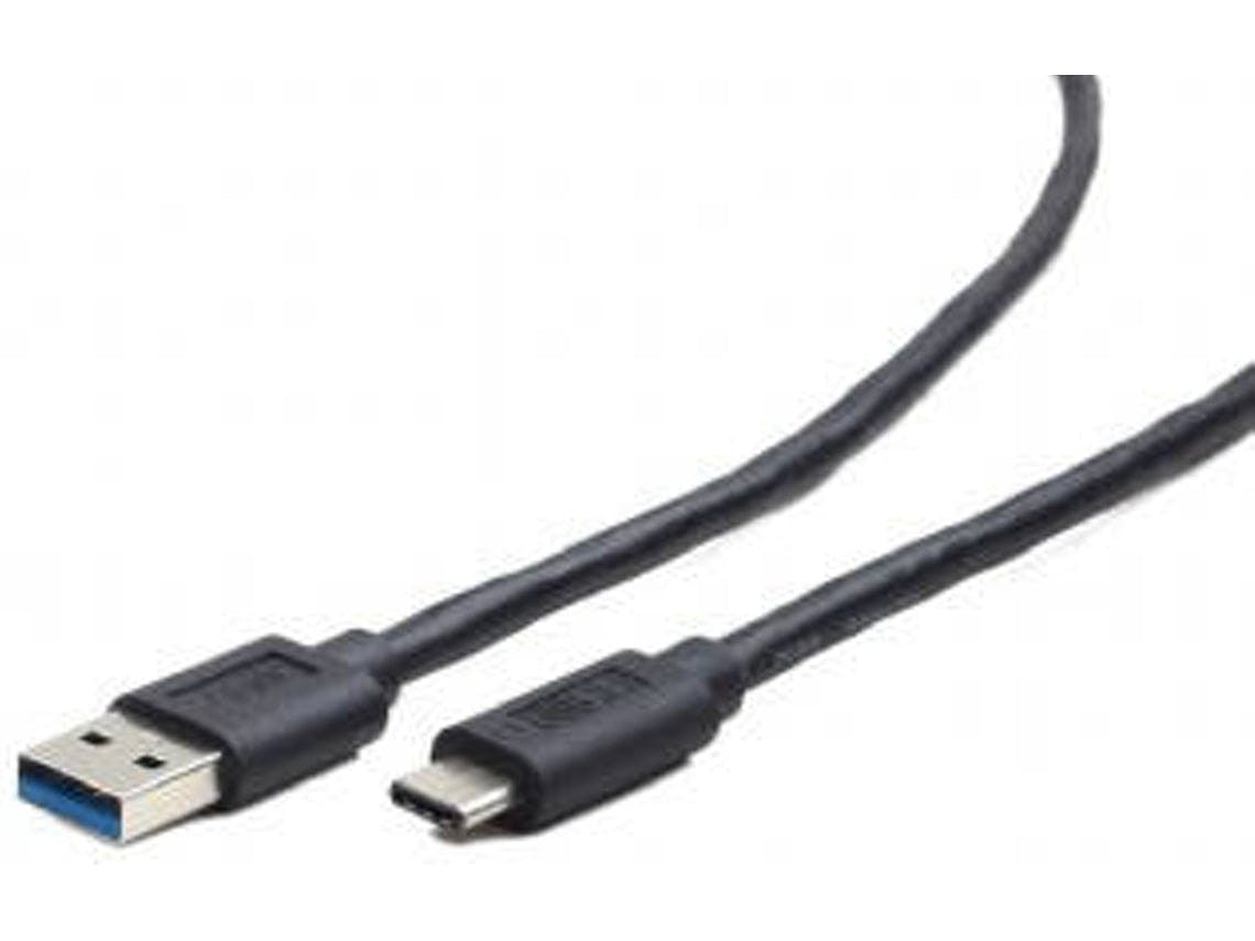 Cabo de Dados GEMBIRD (USB-C - USB A - 1.8 m - Preto)