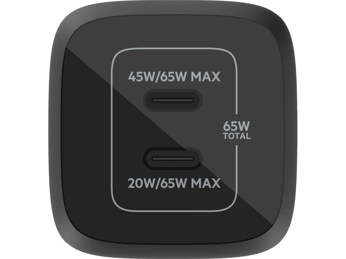 Carregador de Parede BELKIN BoostCharge Pro (65W - USB-C - Preto)