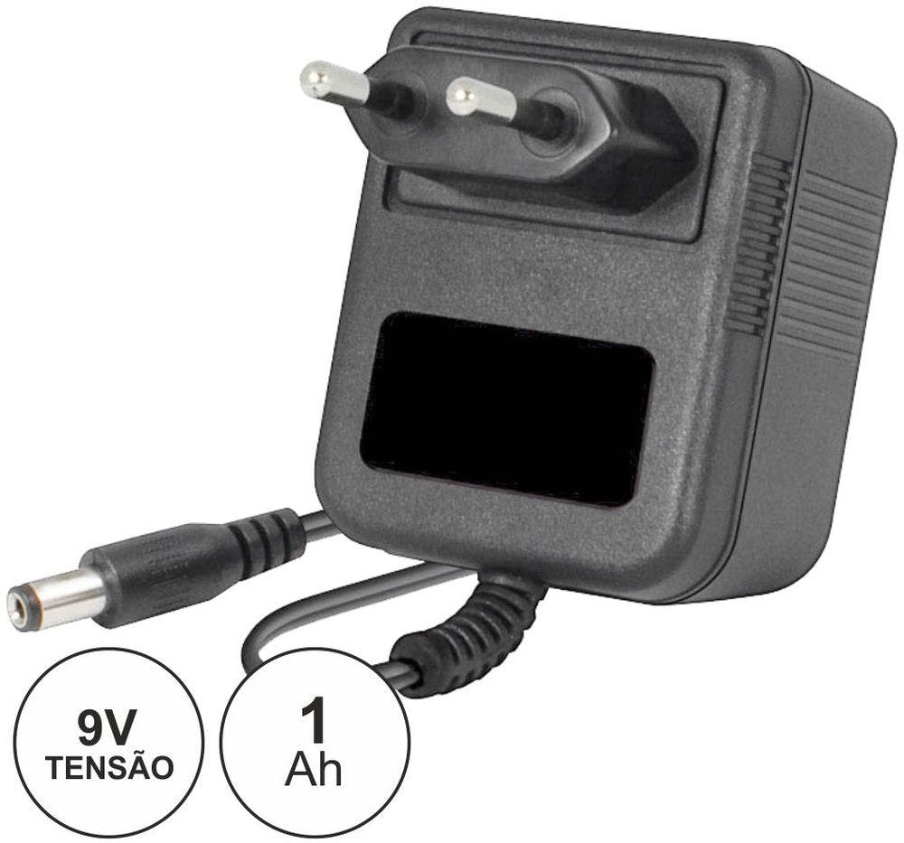 Alimentador Ac-Ac 9V 1A Corrente Alternada NIMO