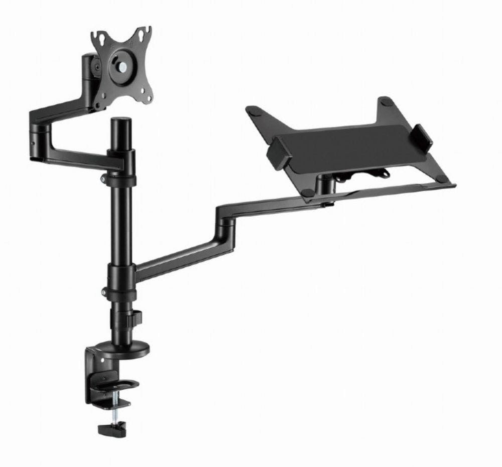 Suporte de Mesa para Ecrã GEMBIRD Ma-Da-04 Preto Aço 17 32