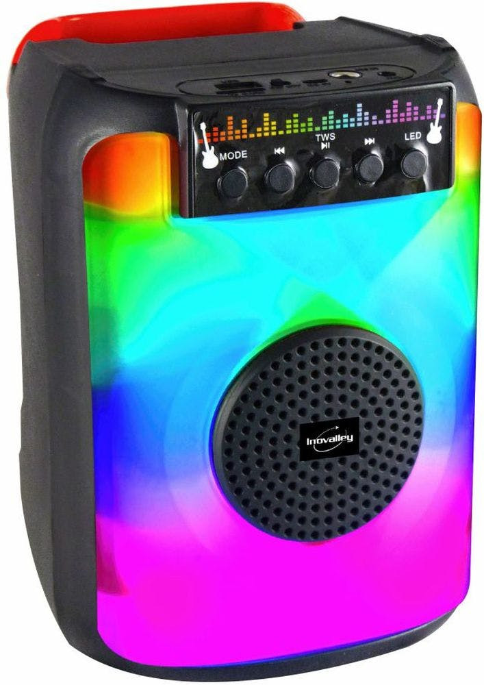 Coluna Bluetooth Portátil INOVALLEY Fire01 40 W Karaoke