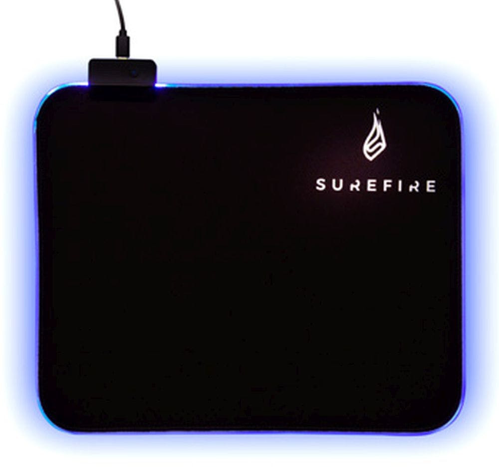 Tapete de Rato Gaming SUREFIRE Silent Flight RGB 320 Mouse PAD