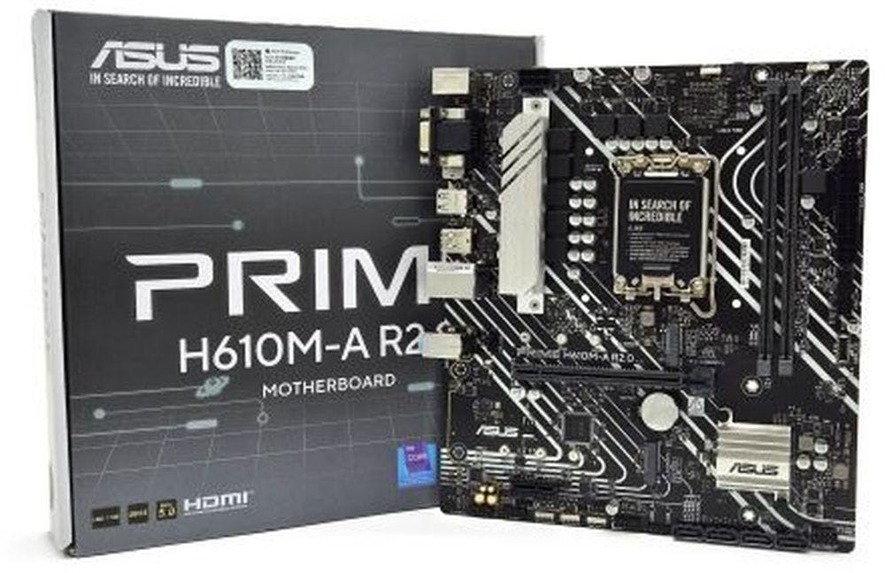 90MB1MJ0-M0EAY0 Placa Base Asus Prime H610M-A R2.0/ Soquete 1700/ Micro ATX