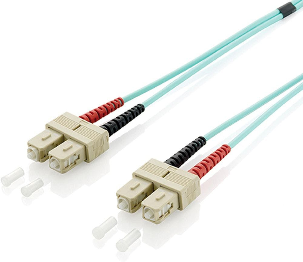 Cabo Fibra Ótica EQUIP (1 m - Turquesa).