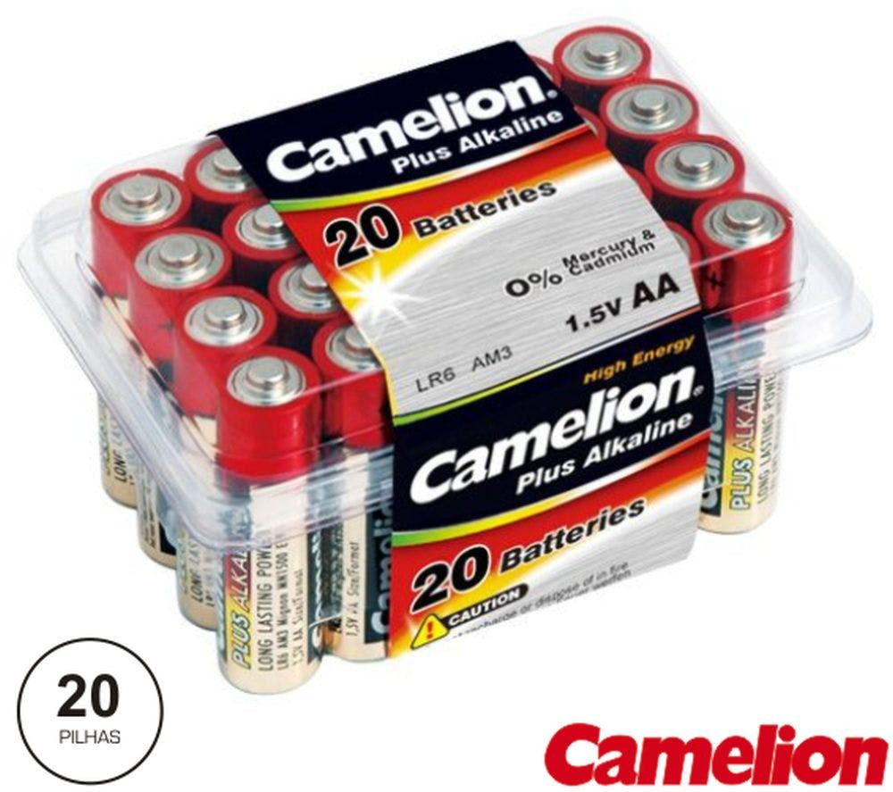Pilhas Alcalina CAMELION LR6-PB20