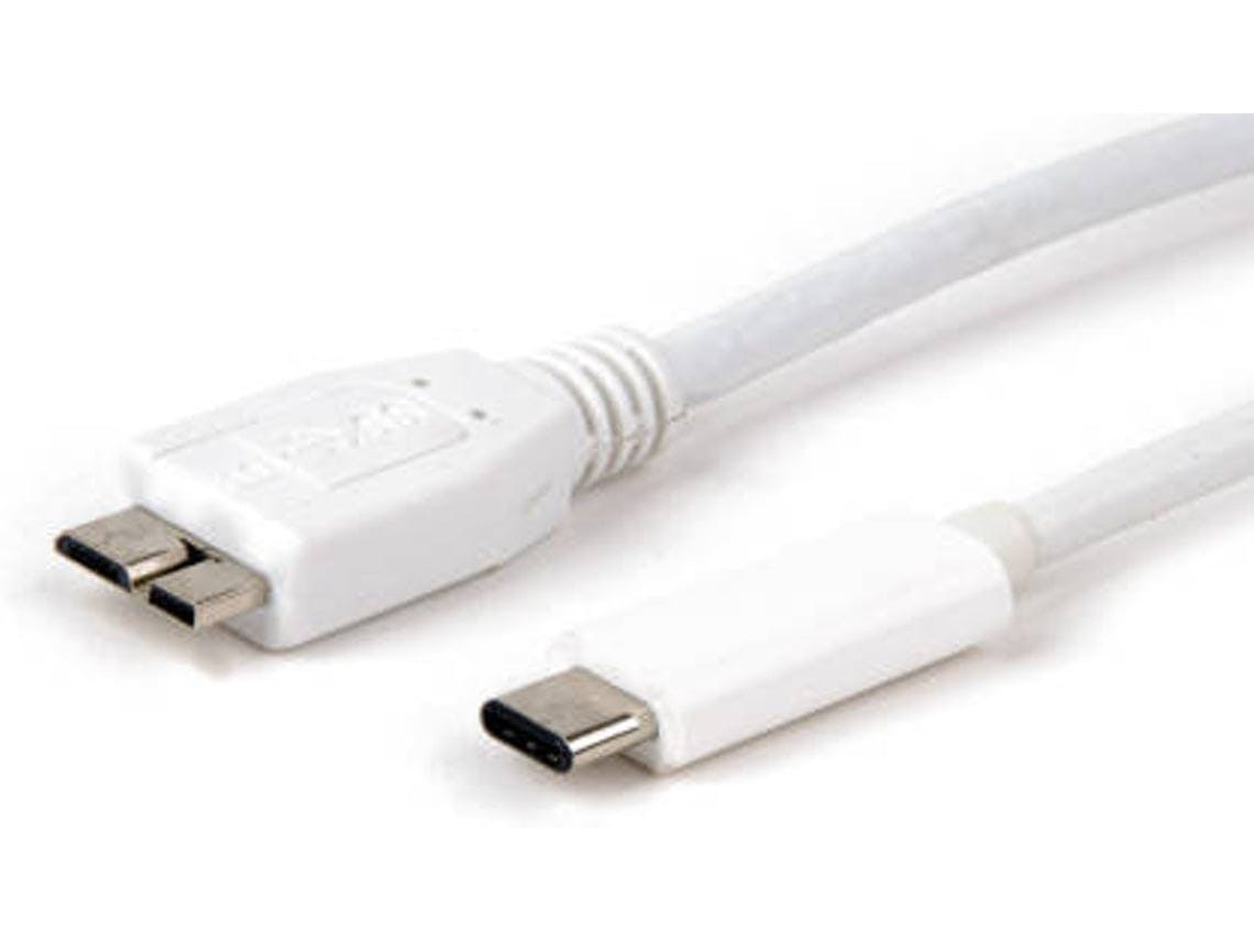 Cabo de Dados LMP (USB-C - Micro USB - 1 m - Branco)