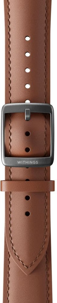 SS55907 :Withings - Pulseira cabedal 20mm (brown/slate grey)