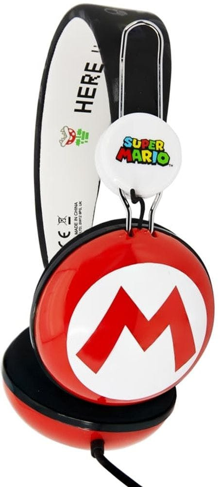 Auscultadores Super Mario Auscultador Fios Fita OTL TECHNOLOGIES Multicor