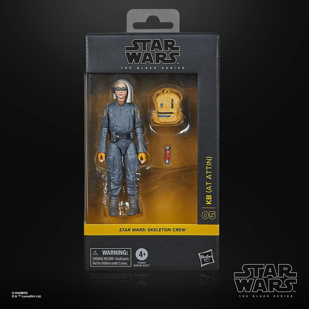 F99915X4 Figura Hasbro Star Wars The Black Series Skeleton Crew KB em attin