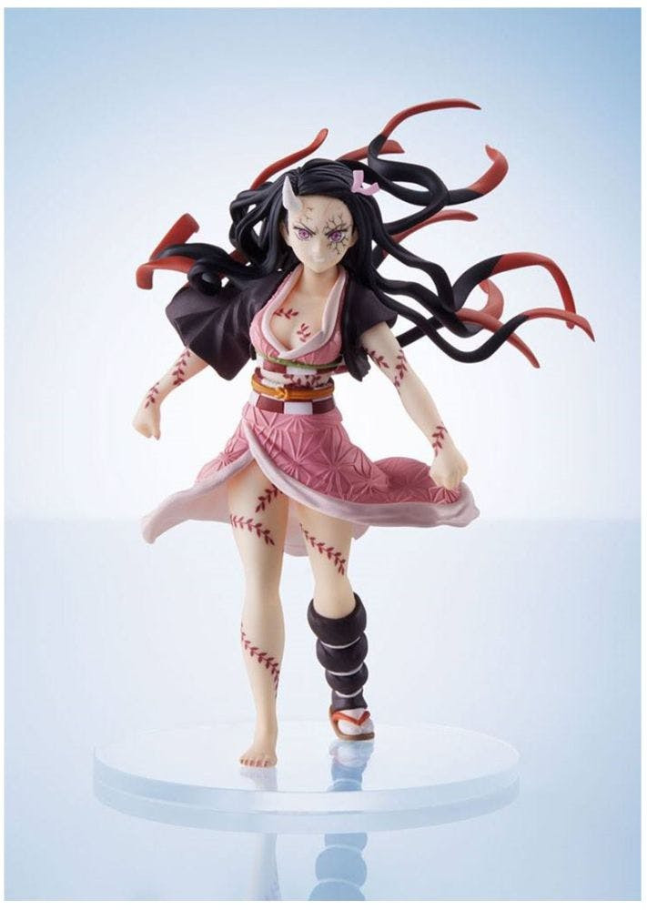 APX74213 Figura Aniplex Kimetsu no Yaiba Demon Slayer com Nezuko Kamado na forma demoníaca avançada