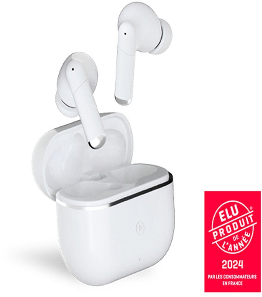 Fones de Ouvido Intra-Auriculares Sem Fio FORCE PLAY Ii Brancos
