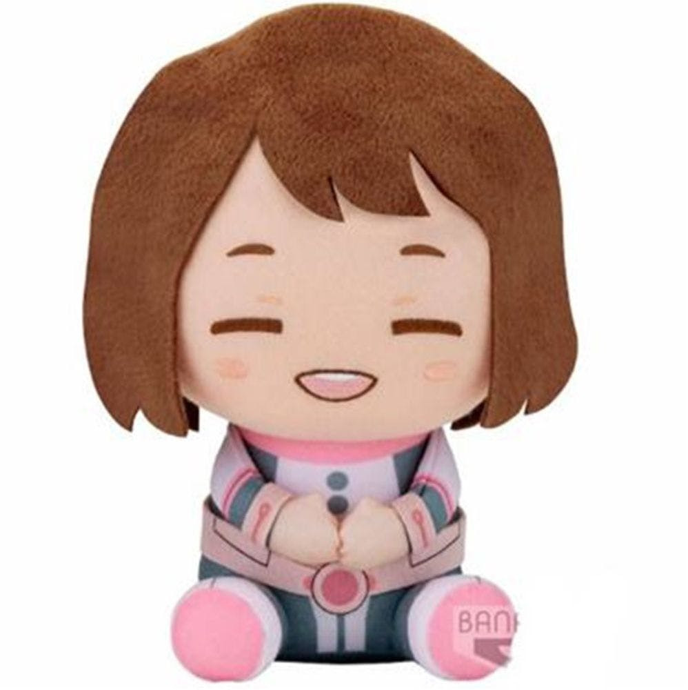 BP18614 Pelúcia Banpresto grande pelúcia Meu Herói Academia Ochaco Uraraka
