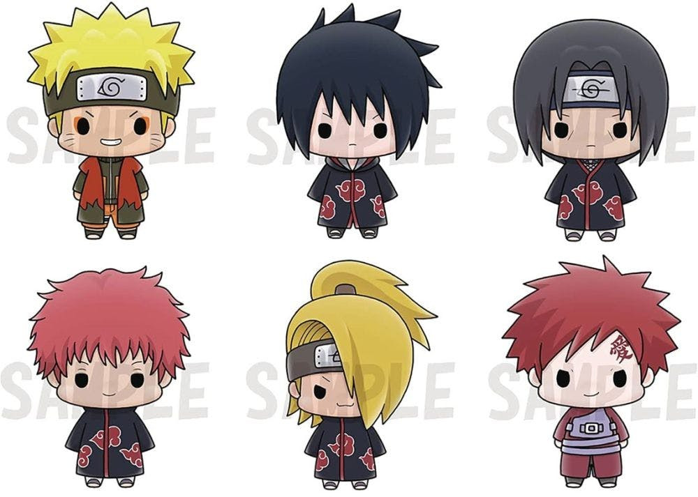 MR832000 Figuras MegaHouse Naruto Chokorin Mascot Set Vol. 2 6 artigos