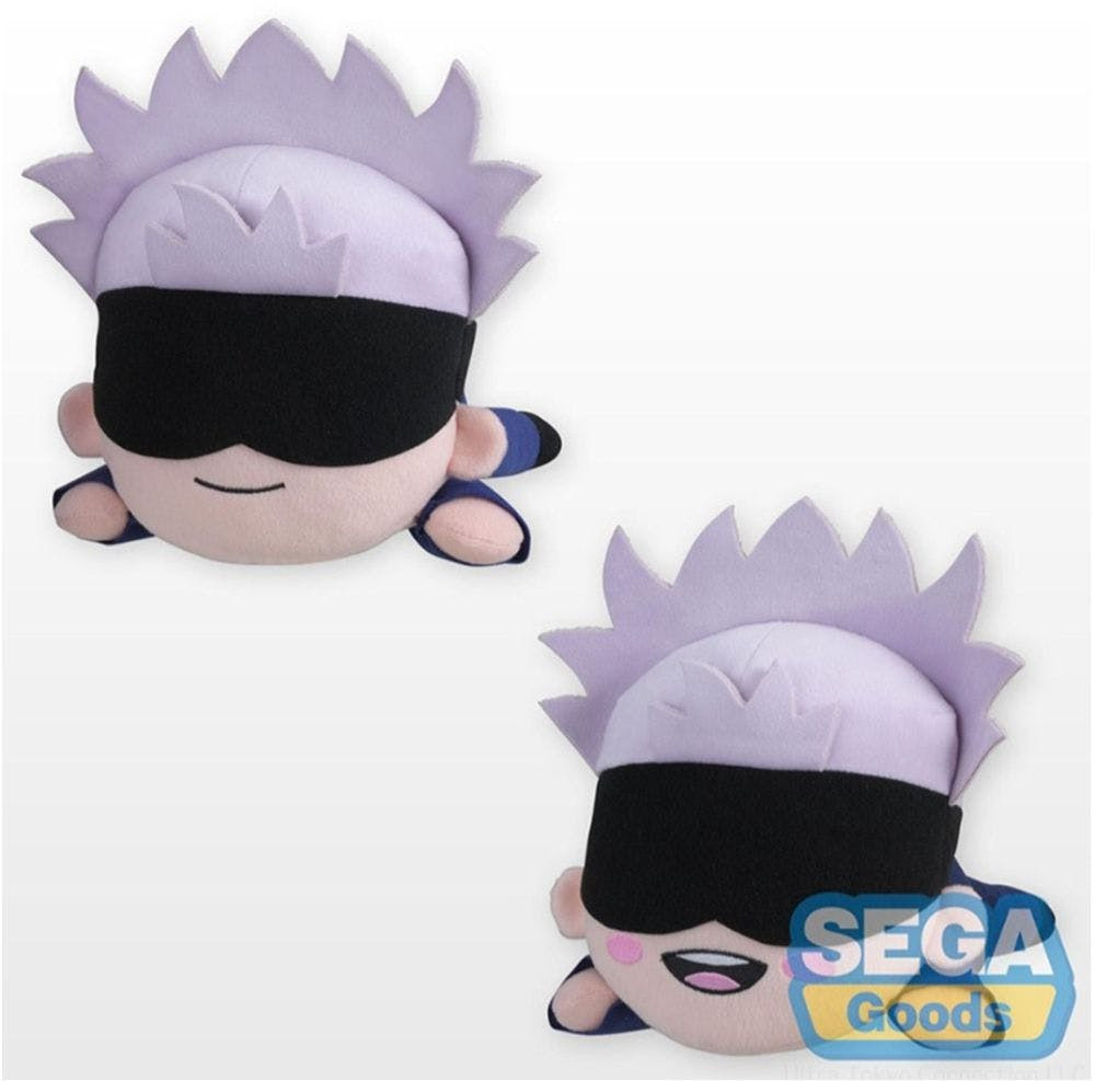 JKS96437 Pelúcia da empresa Good Smile Company, peluche Nesoberi Jujutsu Kaisen Satoru Gojo, conjunto normal, sorrindo