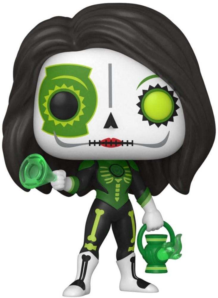 57415 Funko pop dc halloween caveiras mexicanas lanterna verde 57415