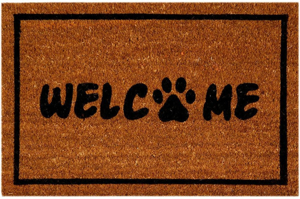 Capacho EDM 60X40Cm Modelo Welcome Pegada