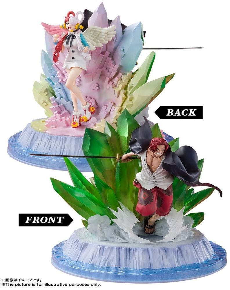 OP640499 Figura tamashii nations figuarts zero One Piece extra batalha Shanks & Uta