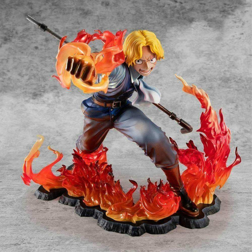 MH716287 Figura MegaHouse One Piece Sabo Punho de Fogo Herança P.O.P. Edição Limitada