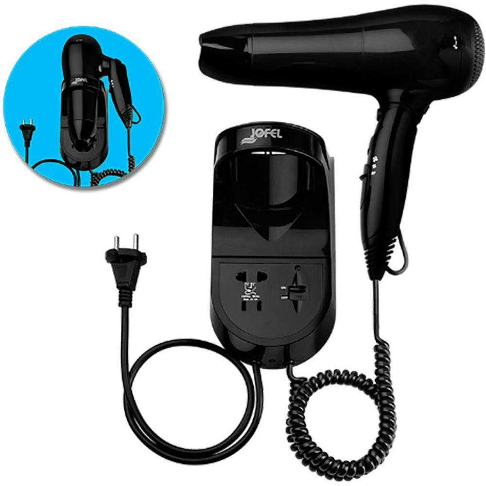 Secador de Cabelo Jofel Preto 1800 W
