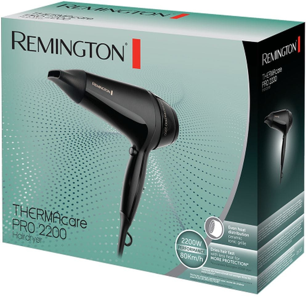 Secador de Cabelo REMINGTON Pro D5710 (2200 W - 3 Níveis de temperatura)