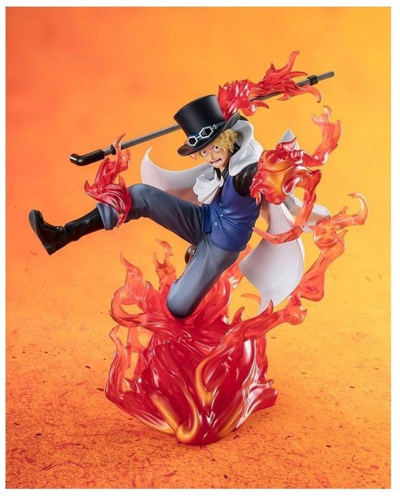BDISD669001 Figura Tamashii Nations Figuarts Zero One Piece Sabo Punho de Fogo Torre de Xadrez Ver. Extra Batalha 19cm