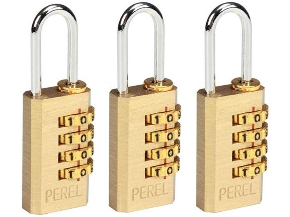 G-Slkcset :Cadeado de 20Mm com Combinação Em Pack de 3Un